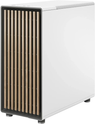 ������ �� ��� ����� ������� Fractal Design North Chalk White TG Clear