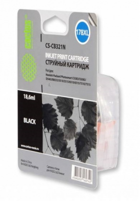 �������� �������� Cactus CS-CB321N �178XL ������ ��� HP PS B8553/C5383/C6383/D5463 (18.6 ��)