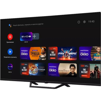 ��������� QLED Haier 75" Smart TV S2 Pro Frameless ������ 4K Ultra HD 60Hz DVB-T DVB-T2 DVB-C DVB-S DVB-S2 USB WiFi Smart TV