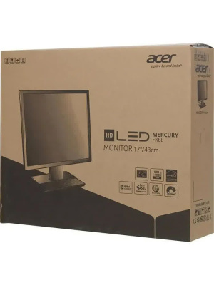 ������� Acer V176Lb 17'', Black Matt, 5:4, TN, 1280x1024, 5ms, 250cd, 75Hz, VGA, Vesa:100x100