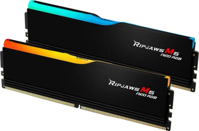 ������ ������ DDR5 G.SKILL RIPJAWS M5 NEO RGB 32GB (2x16GB) 6000MHz CL30 (30-38-38-96) 1.35V / F5-6000J3038F16GX2-RM5NRK / Black