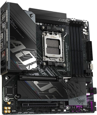 ����������� ����� Gigabyte X870M AORUS ELITE WIFI7 SocketAM5 AMD X870, mATX, Ret