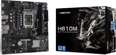 ����������� ����� Biostar H610MT-E D5, Socket LGA 1700, Intel H610, mATX, Ret