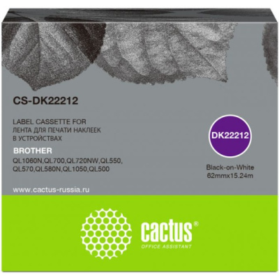   Cactus CS-DK22212   Brother P-touch QL-500, QL-550, QL-700, QL-800