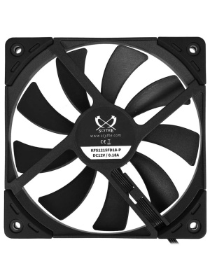����� ��� ������� Scythe Kaze Flex II 120 Slim (120x120x15mm, 4-pin PWM, 48CFM, 27.8dBA, 1800RPM, Black)