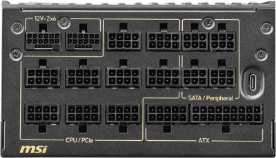 ���� ������� �� MSI MEG Ai1600T PCIE5 1600W, 80+ Titanium 306-7ZPEX11-CE0