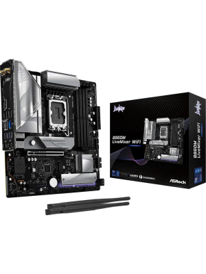 ����������� ����� ASROCK B860M LIVEMIXER WIFI, LGA1851, B860, 4*DDR5, 4*SATA, 3*M.2, 6*USB 3.2, 6*USB 2.0, Type-C, 2*PCIx16, 1*M.2 (Key E), HDMI, mATX