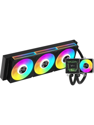 ������� �������� ���������� Formula V Line Cryo Wing Digi 360 BK, 360mm, LCD 2.73", 3x120mm, ARGB fans, LGA115X/1200/1700/1851/1366/2011/2066, AM3/AM4/AM5/Ryzen3/Ryzen5/Ryzen7/Threadripper/RT4