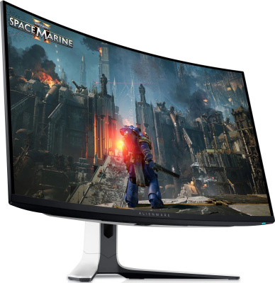 ������� Dell 31.6" Alienware AW3225QF 1700R, QD OLED, UHD, 0,03ms, 240Hz, �������/������