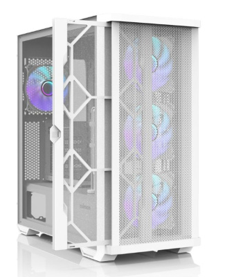  ZALMAN Z10 DUO White, ATX, WHITE, WINDOW, Infinity Mirror ARGB