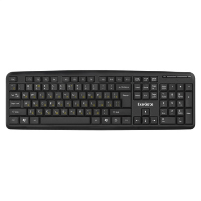 ���������� Exegate LY-331L, USB, ���� 2�, ������, 104��, Enter �������, OEM