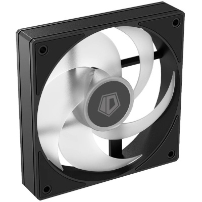 ���������� ��� ������� ID-COOLING AS-120-ARGB-K (120mm, 2000rpm, 58.0 CFM, 27.2 ��, PWM 4-pin, ARGB, black) (AS-120-ARGB-K)