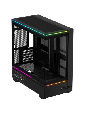 ������ Thermalright M10, Mini-Tower, TG, ARGB, no fans, 2xUSB-A 3.0, 1xUSB Type-C, mATX, mITX Black