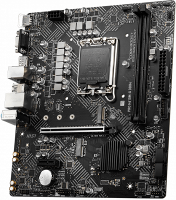 ����������� ����� MSI PRO H610M-G DDR4 Socket 1700, Intel H610, 2xDDR4, PCI-E 4.0, 2xUSB 3.2 Gen1, VGA, HDMI, DisplayPort, mATX