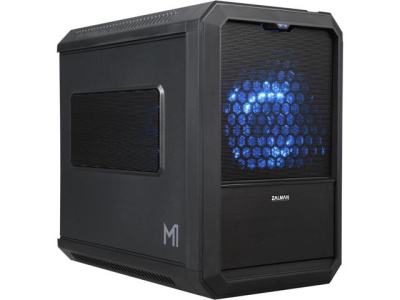 ZALMAN ZM-M1 Mini-ITX USB 3.0, fan contr, Aluminium front door, Hot Swap supp, 2x 120mm, 2 x120mm (optional), Full size VGA, ATX PSU