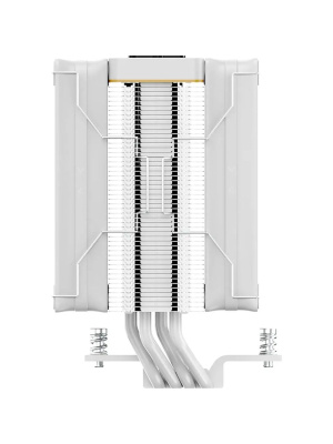 ����� Ocypus Iota A40 WH Dual Fan (220W, 4-pin PWM, LED temp., 156.7mm, Al/Cu, 4x6mm, 2x120mm, 77CFM, 29dBA, 2000RPM, S: 1851/1700/1200/115X, AM5/AM4, white)