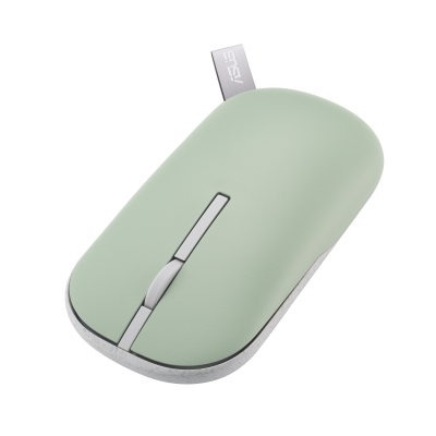 Asus Marshmallow MD100 White/Green (90XB07A0-BMU0B0)  ,  (Bluetooth + ), 1600 dpi, USB, : , 