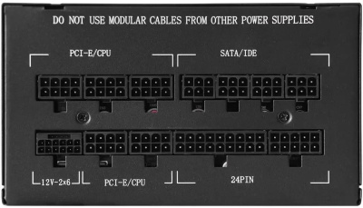 ���� ������� Bloody ATX 1000W BD-PS1000G 80+ gold (20+4pin) APFC 140mm fan 12xSATA Cab Manag RTL
