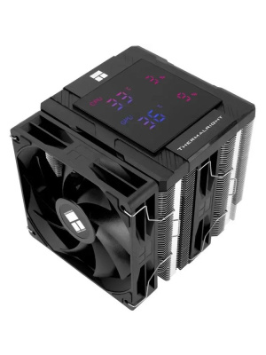 ����� Thermalright Peerless Assassin 120 Digital Soc-AM5/AM4/1200/1700/1851 ������ 4-pin 25.6dB Al+Cu LCD Ret (PA120-DIGITAL-BL)