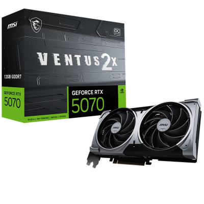  MSI NVIDIA GeForce RTX 5070 Ventus 2X OC 12GB GDDR7 RTL