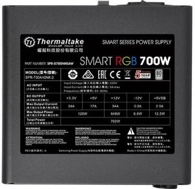 ���� ������� 700W Thermaltake Smart RGB (PS-SPR-0700NHSAWE-1)