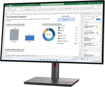  Lenovo 27" ThinkVision P27h-30 2560x1440 IPS LED 