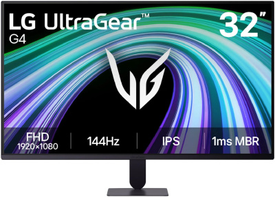 ������� LG 31,5" UltraGear G4 32G403B-B, VA FHD 144 �� 1 ��, ������
