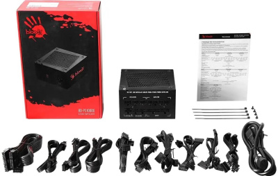 ���� ������� Bloody ATX 1000W BD-PS1000G 80+ gold (20+4pin) APFC 140mm fan 12xSATA Cab Manag RTL