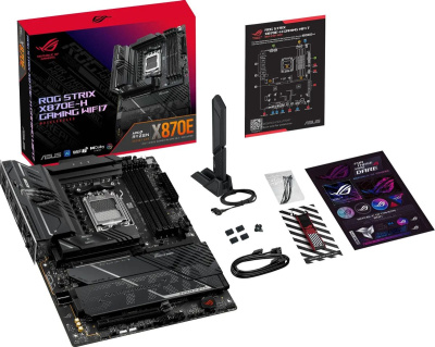 ����������� ����� Asus ROG STRIX X870E-H GAMING WIFI7, Socket AM5, AMD X870E, ATX, Ret 90MB1M90-M0EAY0