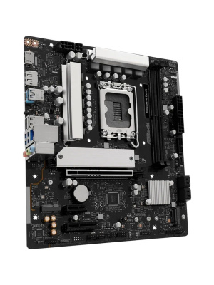 ����������� ����� ASROCK B860M-X Gen5, LGA1851, B860, 2*DDR5, 4*SATA, 2*M.2, 3*USB 3.2, 2*USB 2.0, Type-C, 2*PCIx16, 1*M.2 (Key E), HDMI+DP, mATX