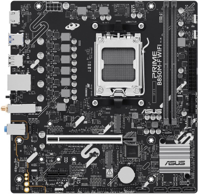����������� ����� Asus PRIME B850M-F WIFI, Socket AM5, AMD B850, mATX, Ret