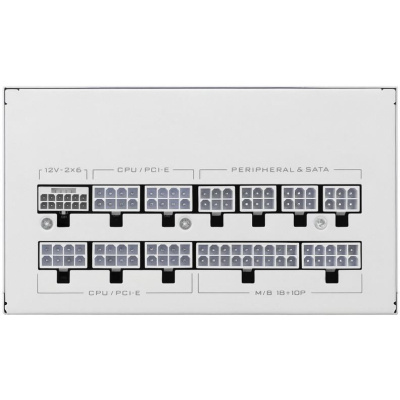 ���� ������� Lian Li SX1200P White ATX 3.1, 1200W, 80 PLUS Platinum, Fully Modular G9P.SX1200P.W000.RU