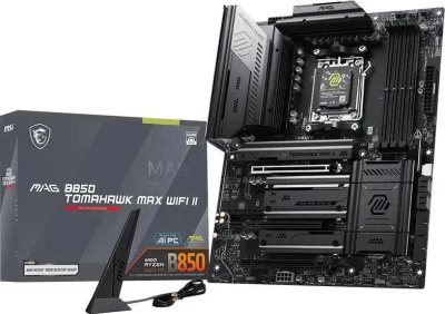 ����������� ����� MSI MAG B850 TOMAHAWK MAX WIFI II, Socket AM5, AMD B850, ATX, Ret