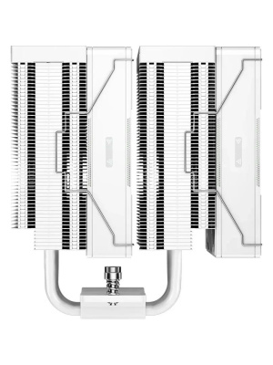 ����� PCCooler RZ620 WH (260W, 4-pin PWM, 158mm, Al/Cu, 6x6mm, 2x120mm, 86.73CFM, 32dBA, 1800RPM, S: 1851/1700/1200/115X, AM5/AM4, white