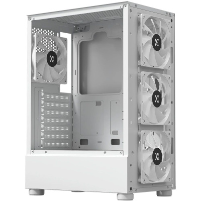 ������ XASTRA  A302 4FRGB White ATX/Mesh/ tempered glass / 4x120mm FC120-FRGB fans/A302-WH-FC120FRGB-4F-GL