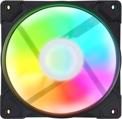 ���������� GMNG GG-CF120ARGB1-PWMBK ARGB 120x120x25mm ������ 4-pin 20-28dB 130gr Ret