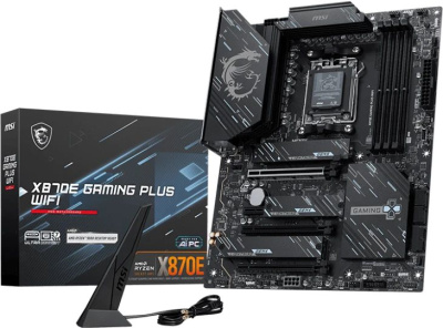 ����������� ����� MSI X870E GAMING PLUS WIFI, SocketAM5, AMD X870, ATX, Ret