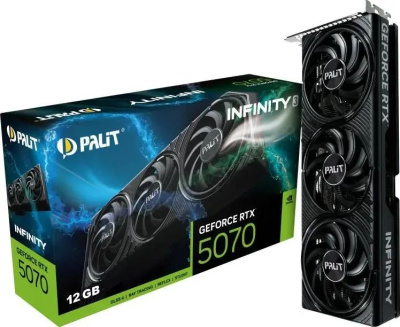  Palit NVIDIA GeForce RTX 5070 Infinity 3 12, GDDR7, Ret NE75070019K9-GB2050S
