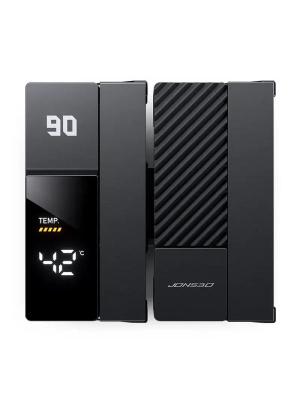 ����� JONSBO CC90 Black LGA1851/1700/1200/115X/AM5/AM4 (TDP 285W, PWM, 130mm Black Fan + 120mm Black Fan, 6 �������� ������, ������ ����, 4-pin) Retail