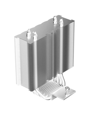 ����� ��� ���������� Ocypus Delta A40 EX WH Digital (200W, 4-pin PWM, LED temp., 157mm, Al/Cu, 4x6mm, ARGB, 1x120mm, 60CFM, 31dBA, 1600RPM, S:1851/1700/1200/115X, AM5/AM4, white)
