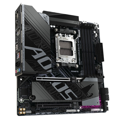 ����������� ����� Gigabyte B840M AORUS ELITE WIFI6E, Socket AM5, AMD B850, mATX, Ret