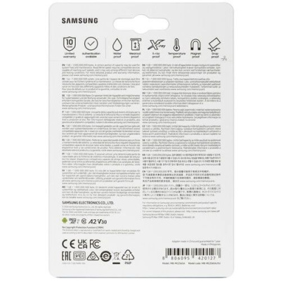 ���� ����� microSDXC 256GB Samsung MB-MC256SA EVO Plus + adapter