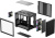 Корпус mATX DeepCool CG330 Mesh 3F, Mini-Tower, без БП, черный (R-CG330MESH-BKANM3-G) Корпус mATX DeepCool CG330 Mesh 3F, Mini-Tower, без БП, черный (R-CG330MESH-BKANM3-G)