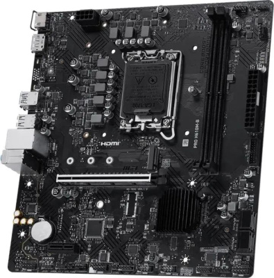 ����������� ����� MSI PRO H610M-B, Socket LGA 1700, Intel H610, mATX, Ret