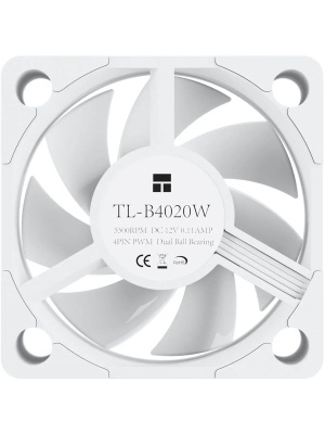 ����� ��� ������� Thermalright TL-B4020W (40x40x20mm, 4-pin PWM, 9.47CFM, 24.3dBA, 5500RPM, White)