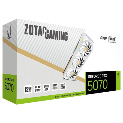 ���������� Zotac NVIDIA GeForce RTX 5070 AMP WHITE ED 12GB GDDR7, Ret ZT-B50700FQ-10P