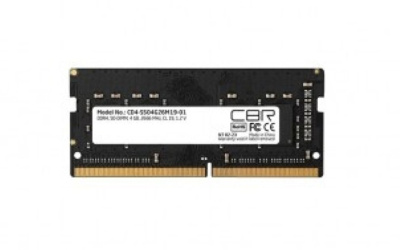   CBR DDR4 SODIMM 4GB CD4-SS04G26M19-01 PC4-21300, 2666MHz, CL19