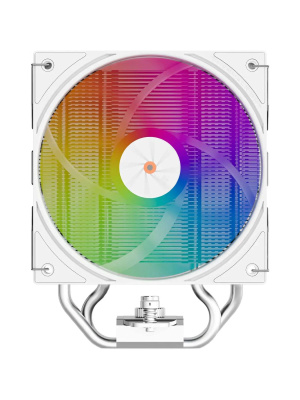 ����� ��� ���������� Thermalright Assassin X 120 R Digital ARGB White (4-pin PWM, 151mm, Al/Cu, 4x6mm, ARGB, 1x120mm, 70.84CFM, 29.8dBA, 2000RPM, S: 1851/1700/1200/115X, AM5/AM4, white)