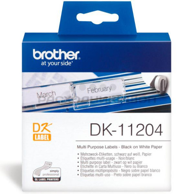 BROTHER DK11204   (17 x 54 ) 400 .