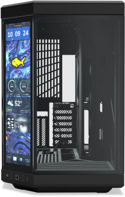 ������ �� HYTE Y70 Touch Infinite Pitch Black, ��� ��, Midi-Tower, ������ (CS-HYTE-Y70TTI-BB)